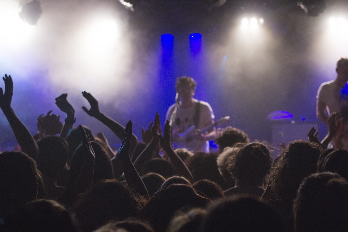 Free Images : people, night, crowd, audience, cheering, lights, stage ...